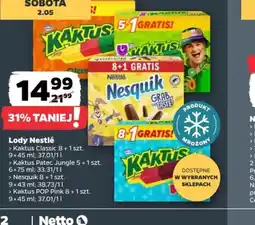 Netto Lody Nestlé oferta