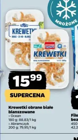 Netto Krewetki obrane białe blanszowane oferta