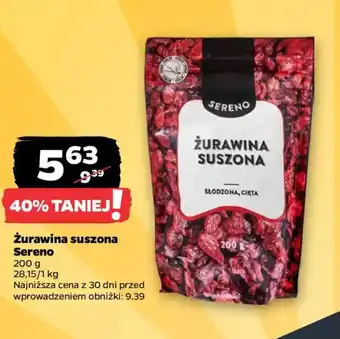 Netto Zurawina suszona Sereno oferta