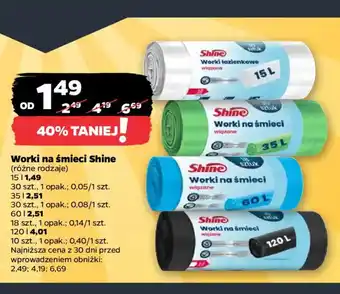 Netto Worki na śmieci Shine oferta