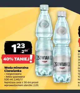 Netto Woda mineralna Cisowianka oferta