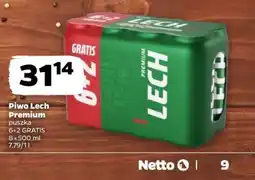 Netto Piwo Lech Premium oferta