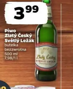 Netto Piwo Zlatý Český Světlý Ležák oferta
