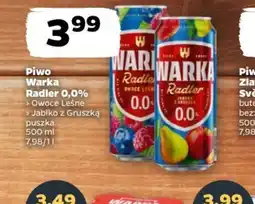 Netto Piwo Warka Radler 0.0% oferta