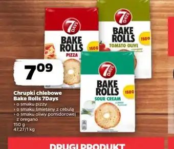 Netto Chrupki chlebowe Bake Rolls 7Days oferta