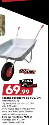 Bricomarche Taczka ogrodowa 65 l GO/ONI oferta
