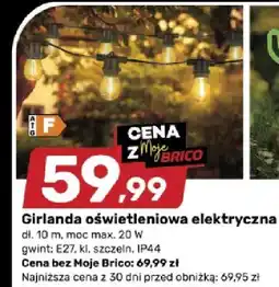 Bricomarche Girlanda oświetleniowa elektryczna oferta