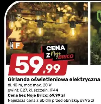 Girlanda oświetleniowa elektryczna