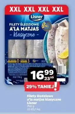 Netto Filety śledziowe a’la matjas klasyczne Lisner oferta