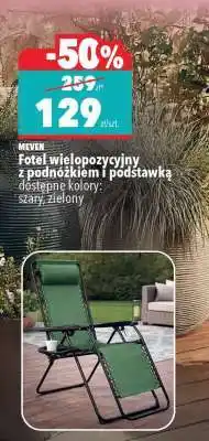 Biedronka Fotel wielopozycyjny z podnóżkiem i podstawką oferta