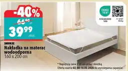 Biedronka Nakładka na materac wodoodporna oferta