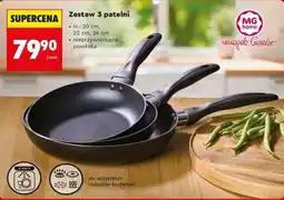 Biedronka Zestaw 3 patelni oferta