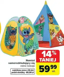 Carrefour Namiot samorozkładający się oferta
