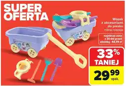 Carrefour Wózek z akcesoriami do piasku oferta