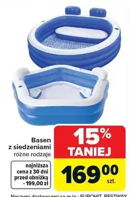 Carrefour Basen z siedzeniami oferta