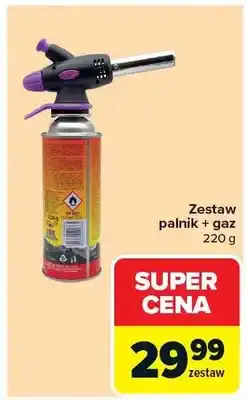 Carrefour Zestaw palnik + gaz oferta