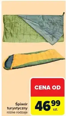 Carrefour Śpiwór turystyczny oferta