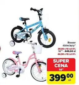 Carrefour Rower dziecięcy 16 oferta