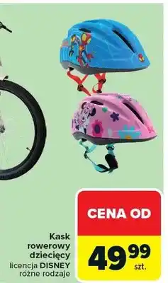 Carrefour Kask rowerowy dziecięcy licencja Disney oferta