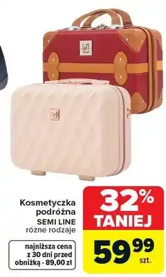 Carrefour Kosmetyczka podróżna Semi Line oferta
