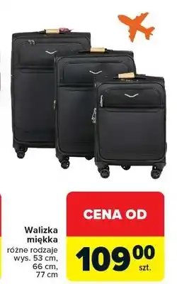Carrefour Walizka miękka wys. 77cm oferta