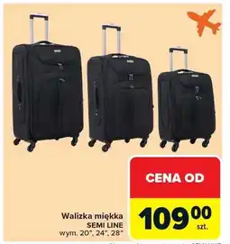 Carrefour Walizka miękka Semi Line wym. 28 oferta