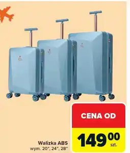 Carrefour Walizka ABS niebieska wym. 28 oferta
