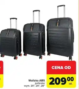 Carrefour Walizka ABS poliester wym. 28 oferta