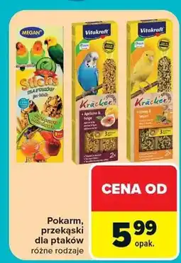 Carrefour Pokarm przekąski dla ptaków Megan Vitakraft oferta