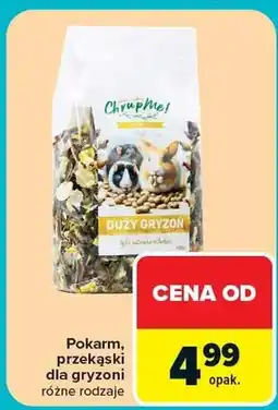 Carrefour Pokarm przekąski dla gryzoni ChrupMe! oferta