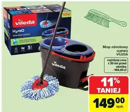 Carrefour Mop obrotowy H2PRO Vileda oferta