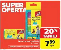 Carrefour Worki na psie odchody z uszami Jan Niezbędny oferta