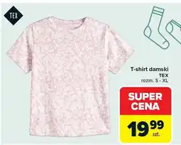 Carrefour T-shirt damski Tex rozm. S-XL oferta