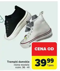 Carrefour Trampki damskie różne modele rozm. 36-41 oferta