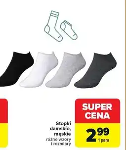 Carrefour Stopki damskie męskie oferta