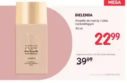 Rossmann Kropelki do twarzy i ciała rozświetlające Bielenda Flawless Glow złote kropelki oferta