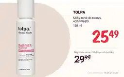 Rossmann Milky-tonik do twarzy wyciszający tołpa. dermo shots Barrier Rescue oferta