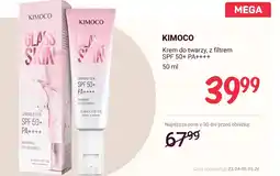 Rossmann Krem do twarzy Kimoco Glass Skin z filtrem SPF 50+ PA++++ Luminous Dew oferta