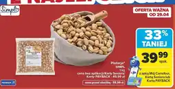 Carrefour Pistacje prażone solone Simpl oferta