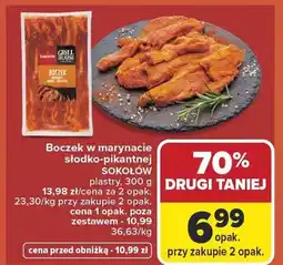 Carrefour Boczek w marynacie słodko-pikantnej plastry Sokołów Grill House oferta