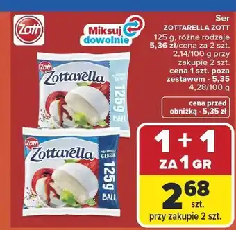 Carrefour Ser Zottarella Zott oferta