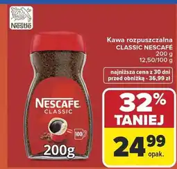 Carrefour Kawa rozpuszczalna Classic Nescafé oferta