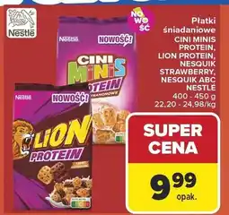 Carrefour Płatki śniadaniowe Lion Protein Nestlé oferta