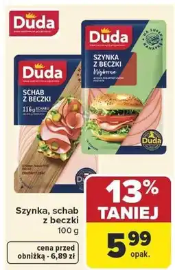 Carrefour Schab z beczki Duda oferta