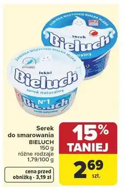 Carrefour Serek do smarowania Bieluch naturalny oferta