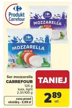Carrefour Ser mozzarella light kula Carrefour oferta