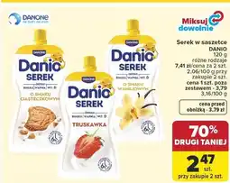 Carrefour Serek w saszetce Danio o smaku ciasteczkowym oferta