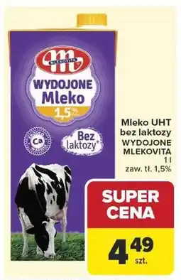 Carrefour Mleko UHT bez laktozy Wydojone Mlekovita 1,5% oferta
