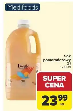 Carrefour Sok pomarańczowy Limenloo oferta