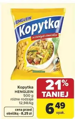 Carrefour Kopytka Henglein ze świeżych ziemniaków oferta